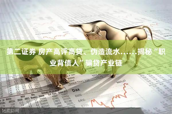 第二证券 房产高评高贷、伪造流水……揭秘“职业背债人”骗贷产业链