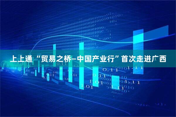 上上通 “贸易之桥—中国产业行”首次走进广西